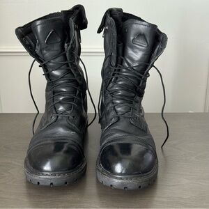 Rocky Men's 10" Black Leather Paraboot 2095  Size 10M